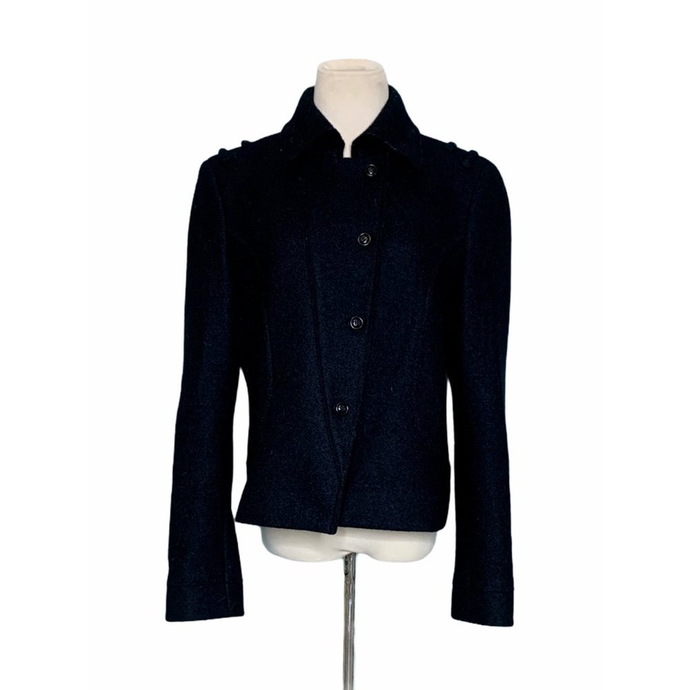 Cole Haan Women's Black Pea Coat